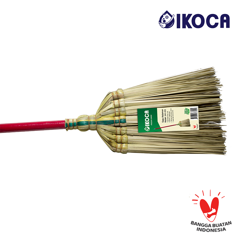 Sapu Lidi Halaman KOtak Medium Gagang sapu lidi taman IKOCA IKO-203