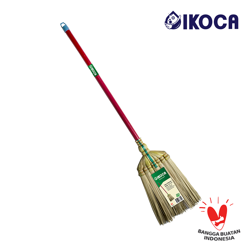 Sapu Lidi Halaman KOtak Medium Gagang sapu lidi taman IKOCA IKO-203