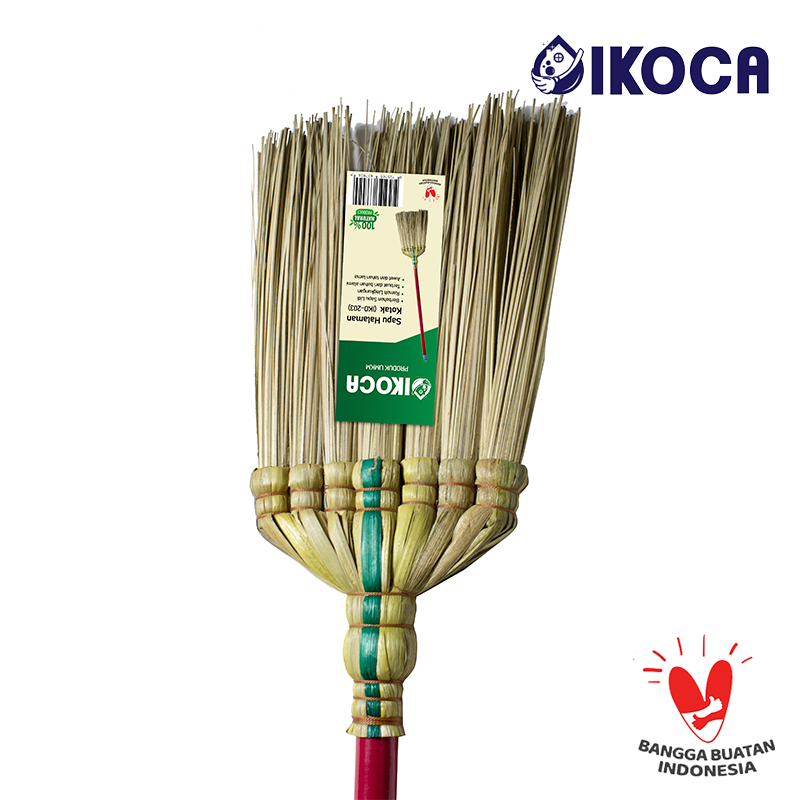 Sapu Lidi Halaman KOtak Medium Gagang sapu lidi taman IKOCA IKO-203