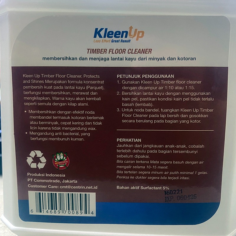 Cairan Pembersih Lantai Kayu Timber Floor Clenaner 1000ml Kleen Up
