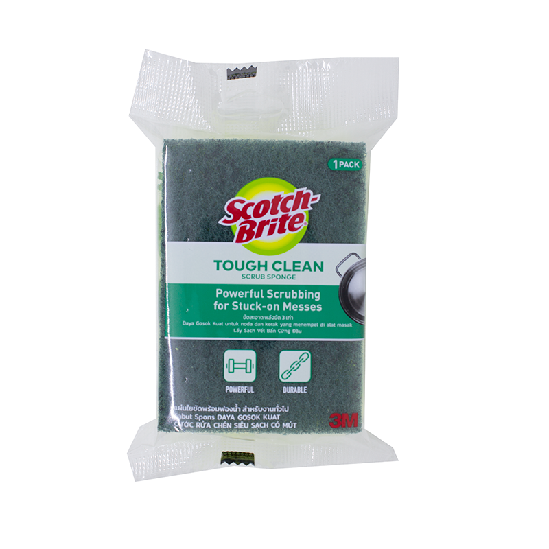 Scotch Brite 3M Sabut Daya Gosok Kuat ID-368 Heavy Duty Scrub STD-12ID