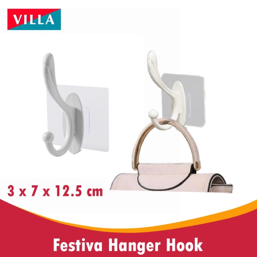 VILLA Festiva gantungan tas baju jaket dinding tempel HANGER HOOK