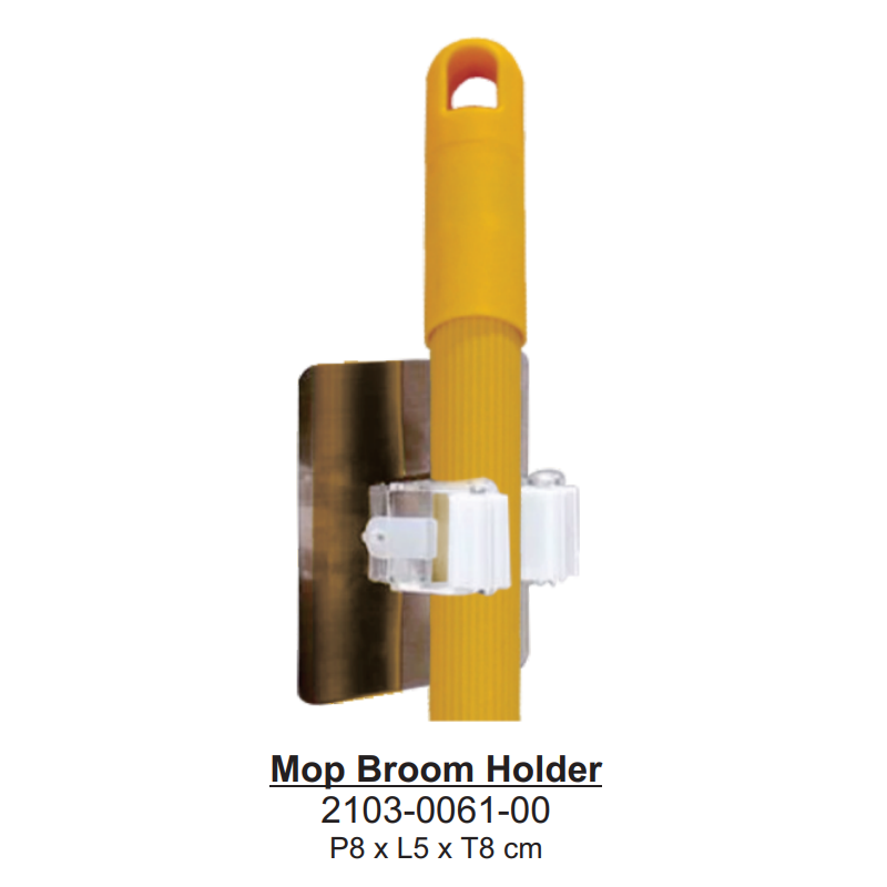 VILLA FESTIVA gantungan sapu pel lantai Mop Broom Holder Hook dinding