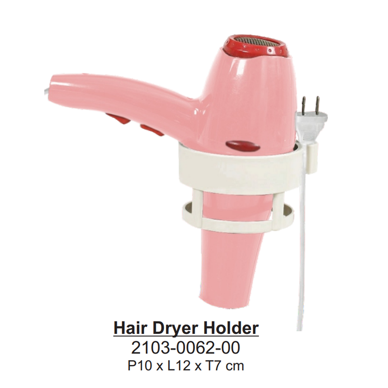 VILLA FESTIVA gantungan Hair Dryer Holder Hook Tempat Pengering Rambut