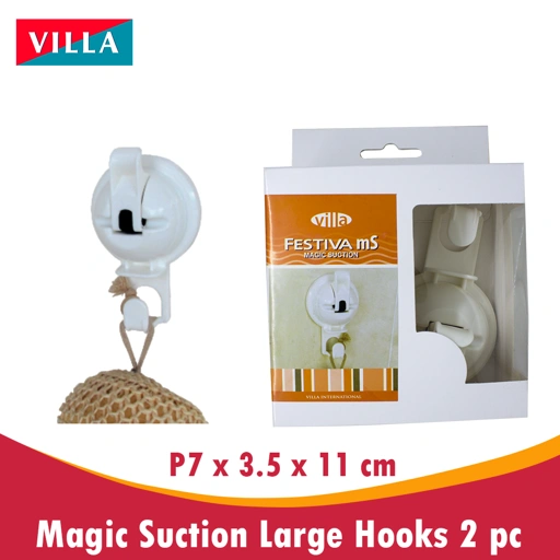 Magic Suction Premium Hook Gantungan WC Large Hook 2pc Villa Festiva