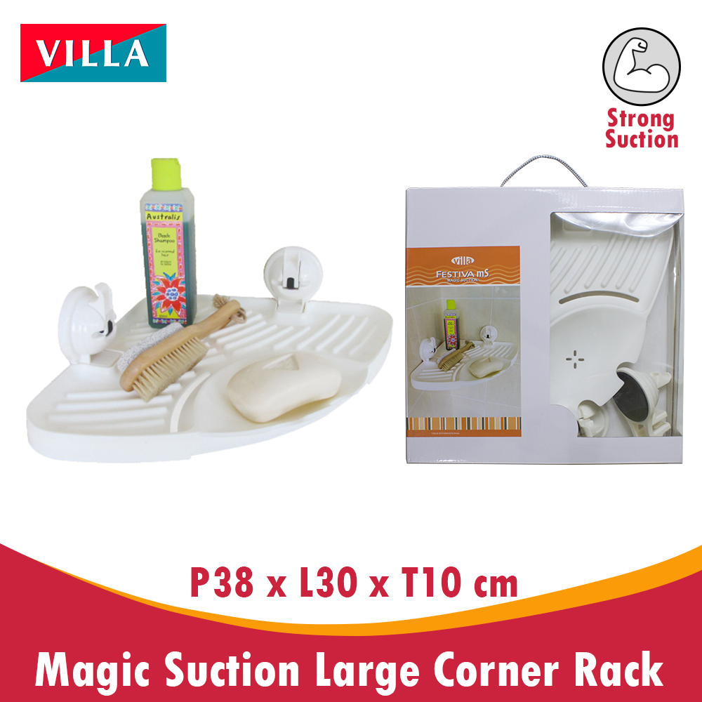 gantungan rak kamar mandi sudut Besar Large corner rack Villa Festiva