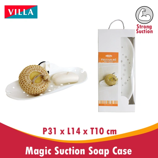 Gantungan sabun batang Soap Case Villa Festiva Magic Suction