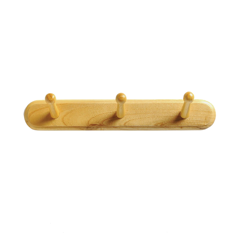 Villa Wooden Hooks 03 Gantungan Baju Dinding Kayu tebal kokoh Kamar