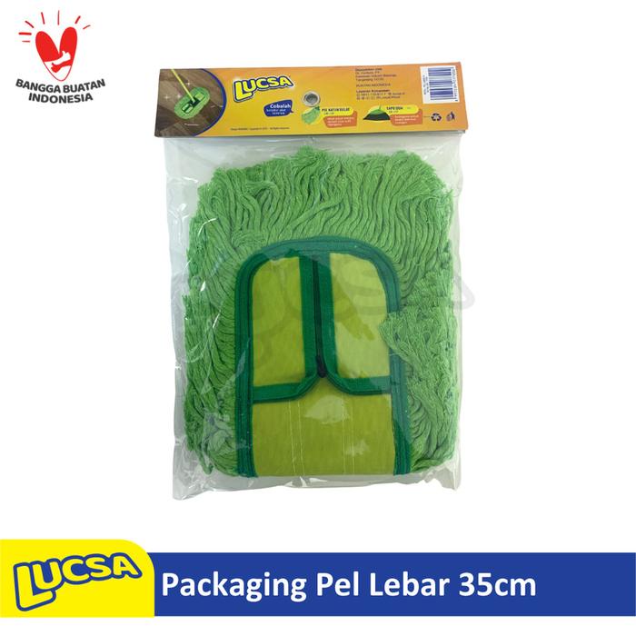 Pel Lebar 35cm Refill Pel Sapu Lantai Lobby Dust Mop Lucsa LM-1709