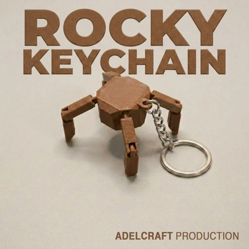 Ktmstore - Gantungan Kunci Rocky Keychain Project Hail Mary Artikulasi Kaki 4 Pcs 3D Print