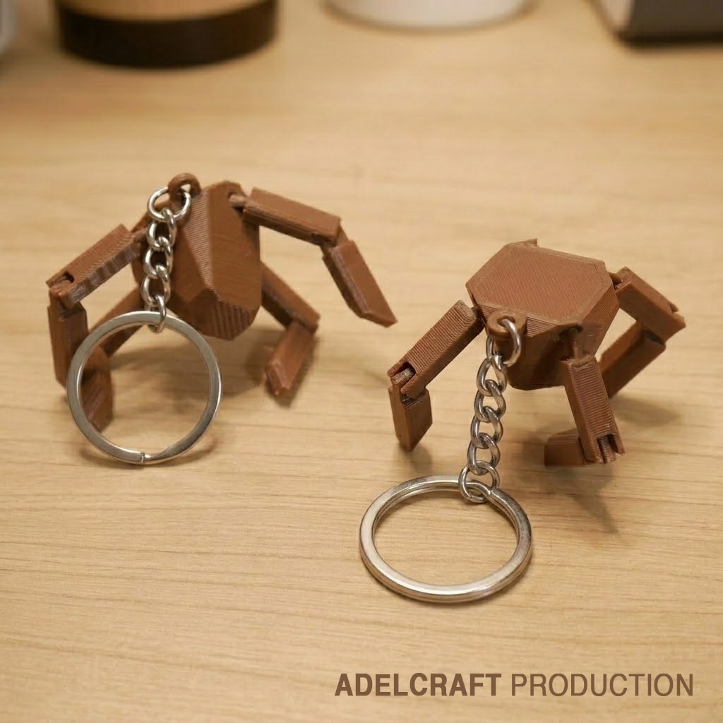 Ktmstore - Gantungan Kunci Rocky Keychain Project Hail Mary Artikulasi Kaki 4 Pcs 3D Print