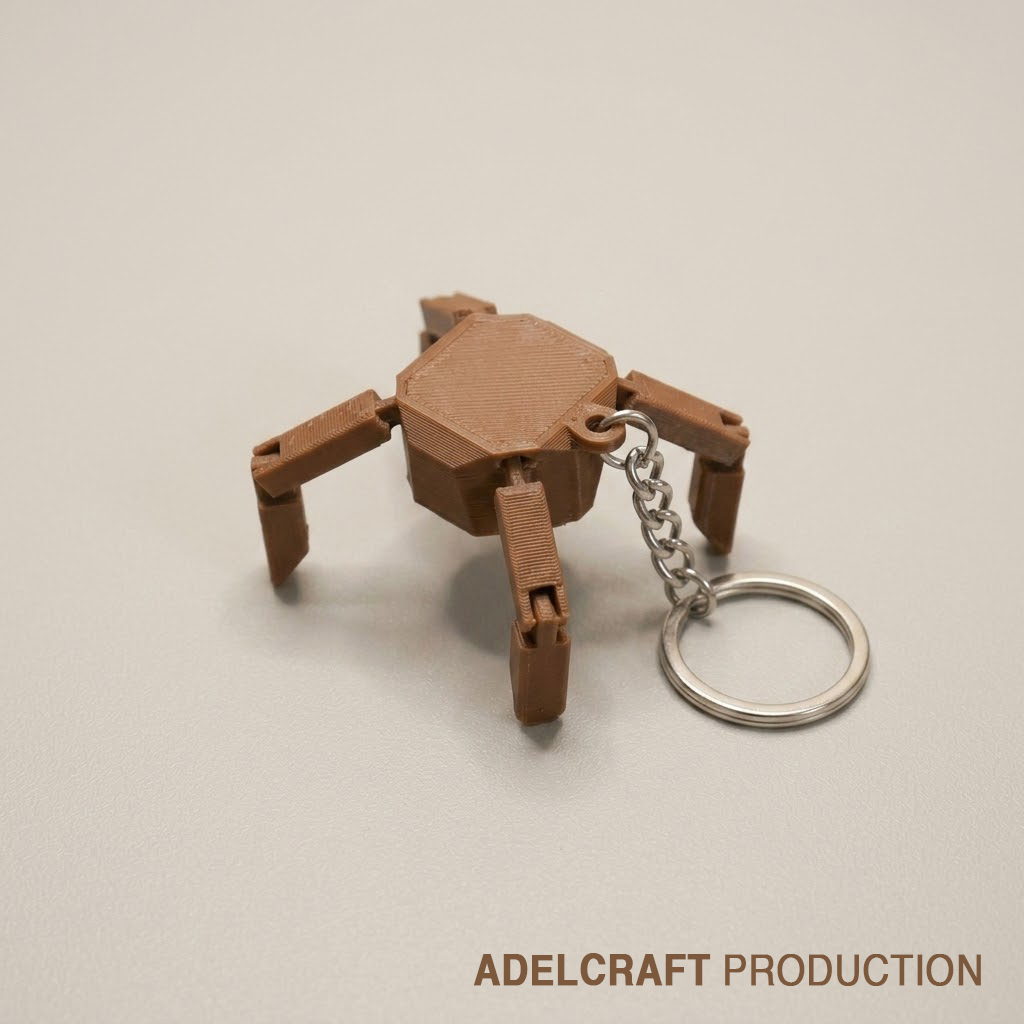 Ktmstore - Gantungan Kunci Rocky Keychain Project Hail Mary Artikulasi Kaki 4 Pcs 3D Print