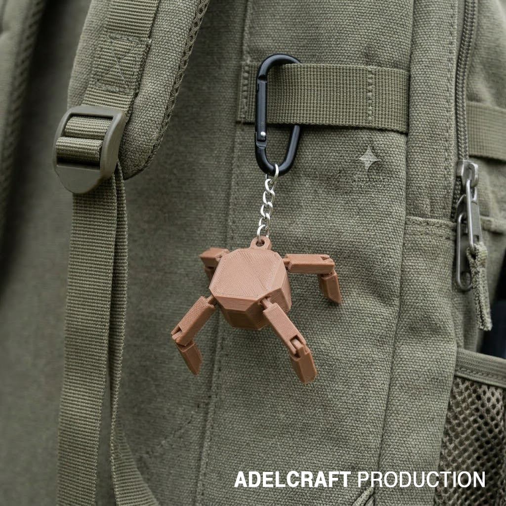 Ktmstore - Gantungan Kunci Rocky Keychain Project Hail Mary Artikulasi Kaki 4 Pcs 3D Print
