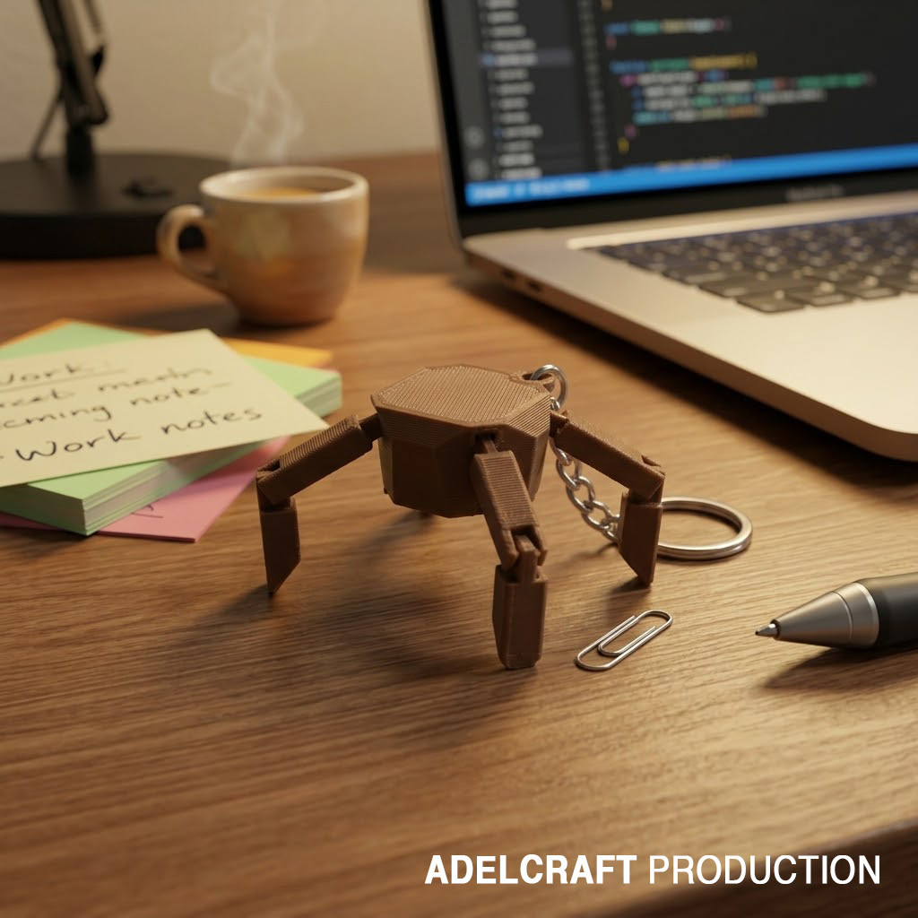 Ktmstore - Gantungan Kunci Rocky Keychain Project Hail Mary Artikulasi Kaki 4 Pcs 3D Print