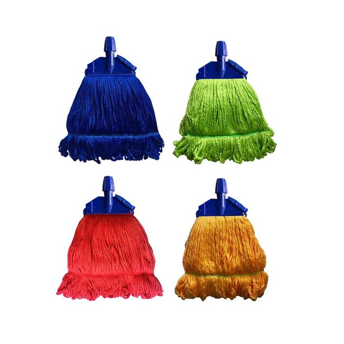 Alat Pel Lantai Mop Jepit Triliant Breeze pel benang Poliester Klinko