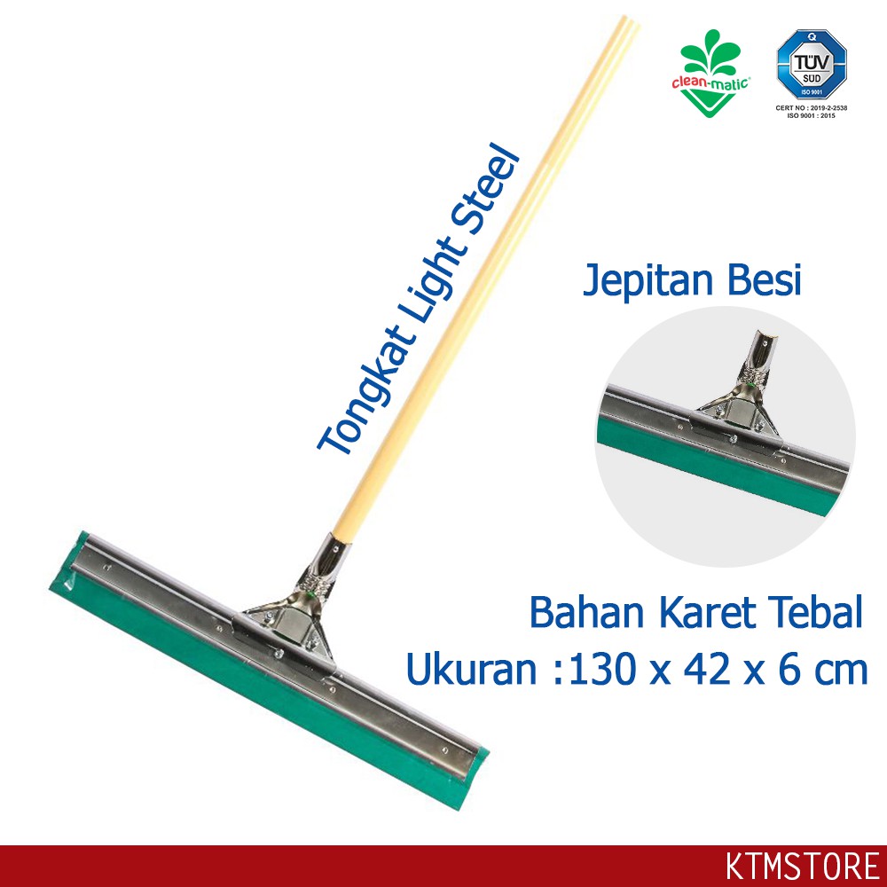 Pendorong Air Lantai Wiper Lantai Floor Cleanmatic 960040 Rubber Mop