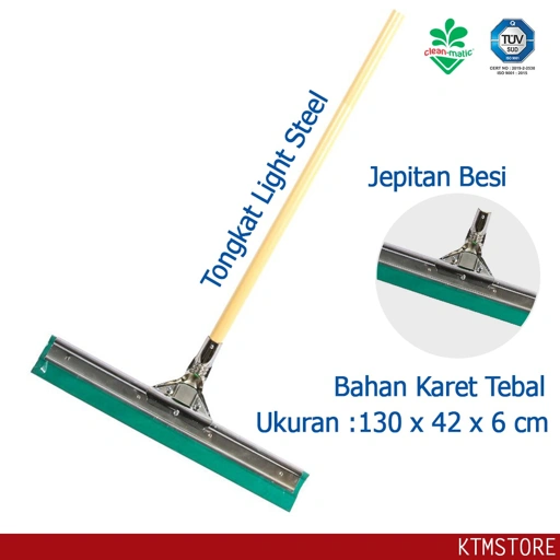 Pendorong Air Lantai Wiper Lantai Floor Cleanmatic 960040 Rubber Mop