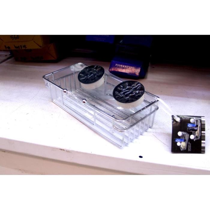Rak kamar mandi Stainless Steel penyimpanan tempel rack Villa 0233
