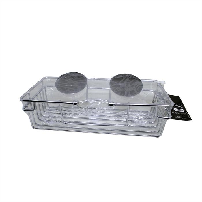 Rak kamar mandi Stainless Steel penyimpanan tempel rack Villa 0233