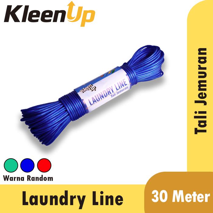 Tali jemuran pakaian premium Laundry Line Kleen Up 30 meter 3028