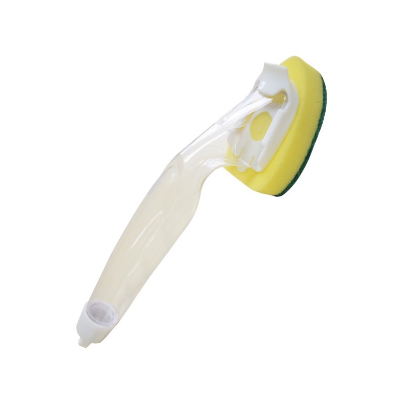 Scruber Sponge With Handle 001 (Spon Cuci Piring Gagang) 950034 Cleanmatic
