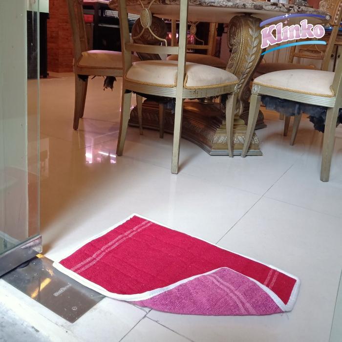 Keset Kaki Kamar Mandi Keset Pintu Keset rumah Dua Warna Klinko