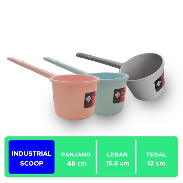 Gayung gagang panjang plastik industrial Scooop Cleanmatic 200078