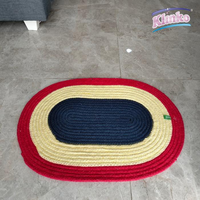 Keset Kaki Kamar Mandi Spiral Keset Pintu Keset rumah Tiga Warna Klinko