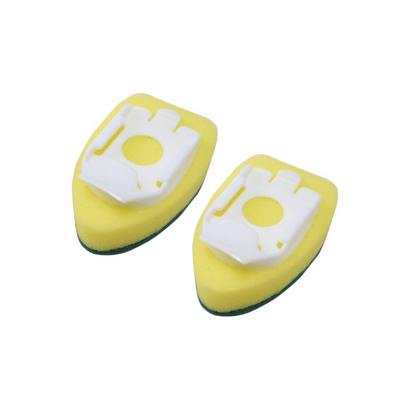 Isi Ulang Scruber Sponge 2 pcs (Spon Cuci Piring Gagang) 950041 CleanMatic