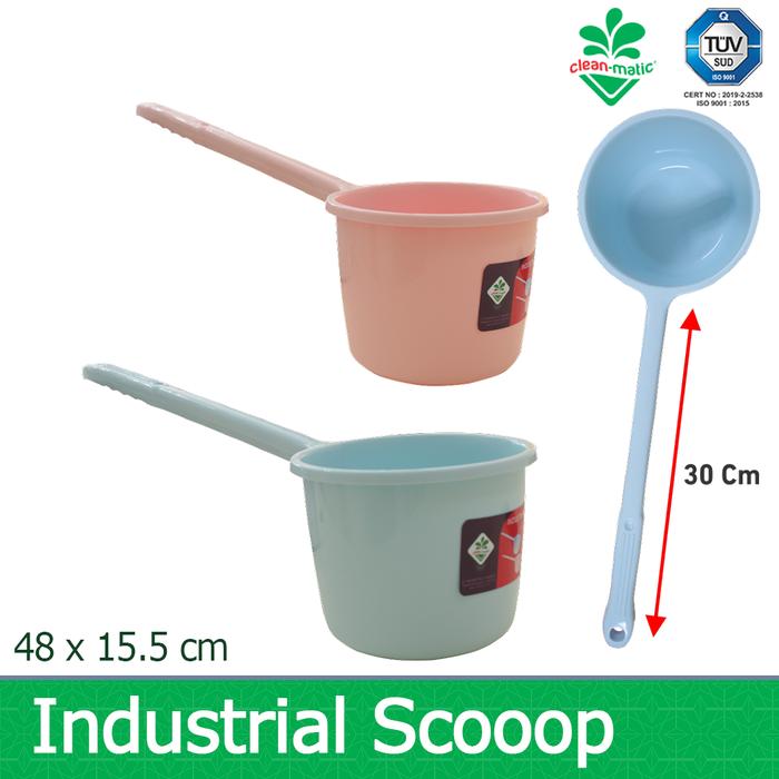 Gayung gagang panjang plastik industrial Scooop Cleanmatic 200078