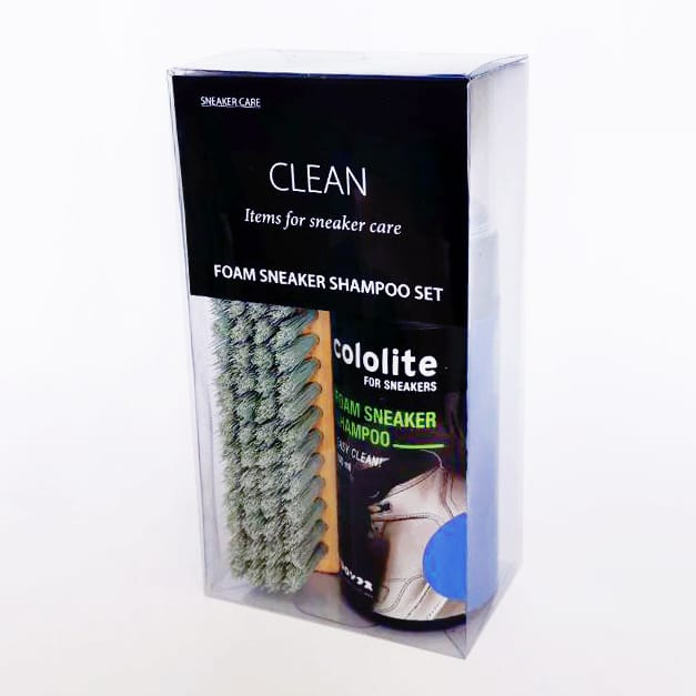 Shoe Foam Cleaner Shampoo Set pembersih sneaker cuci sepatu Sikat 100ml cololite