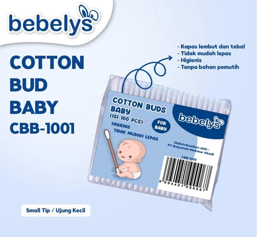 Bebelys Cotton Bud Bayi Refill isi 100 pcs Bebelys Baby Refill CBB-100