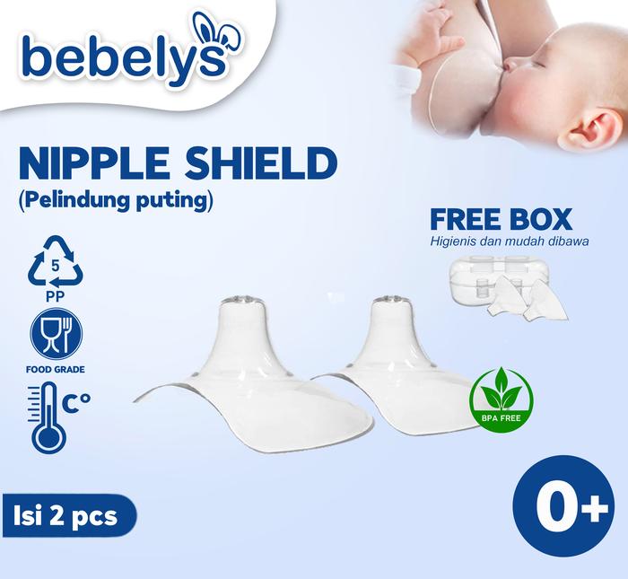 Nipple Shield Silikon Pelindung Puting menyusui NS-001 Bebelys