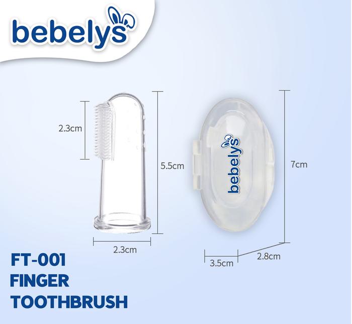 Finger Toothbrush Sikat Gigi Jari silikon Bayi FT-001 Bebelys