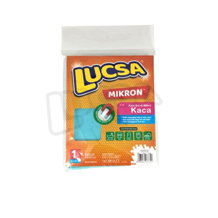 Kain Lap Microfiber Lap Kaca 30x40cm Glass Cloth Lucsa MIkron LW-260C