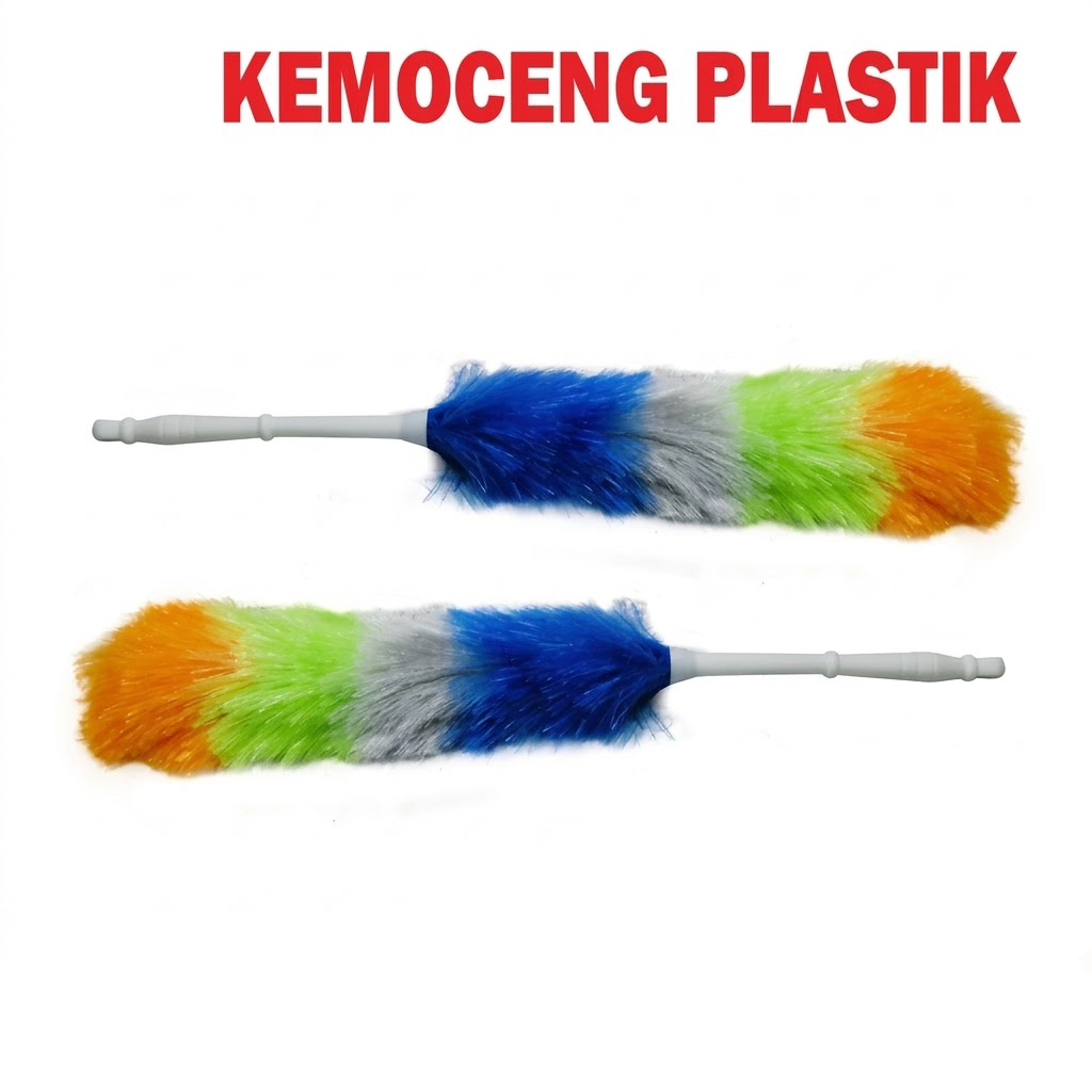 kemoceng tali rafia dragon kemucing plastik besar Taiwan duster Sulak Bulu Plastik Pembersih Debu Dust Cleaner KM857