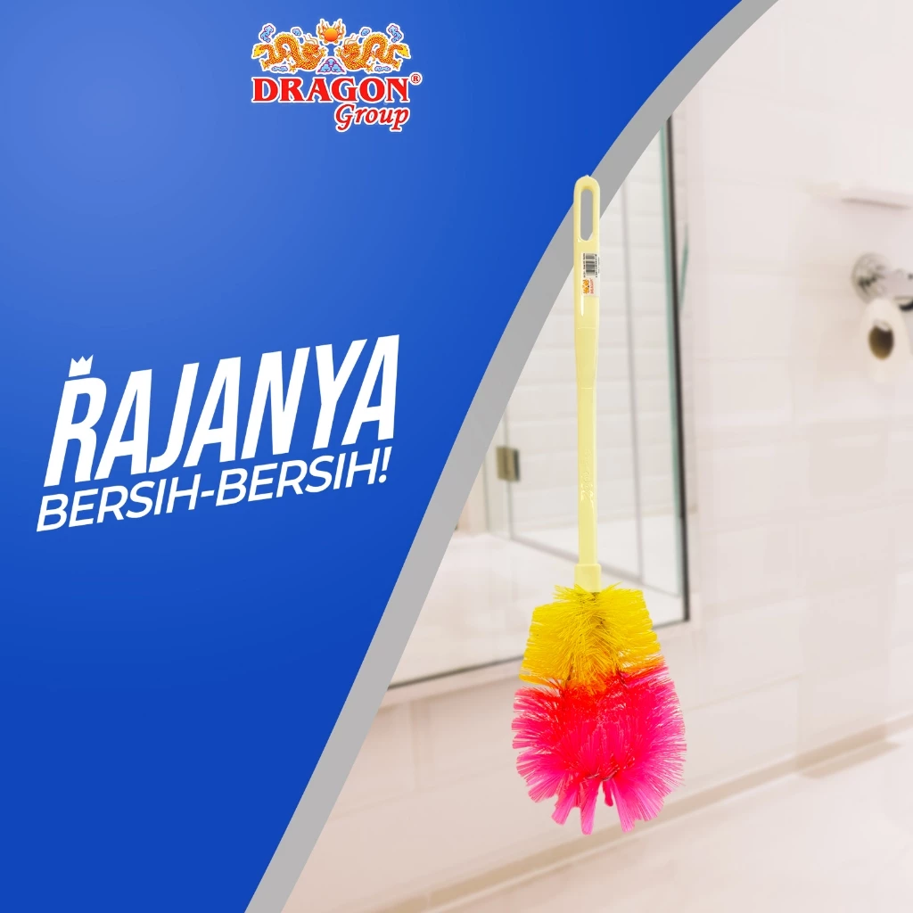 DRAGON Bonita Sikat WC Toilet 30Cm Pembersih Kamar Mandi Cleaning Brush Serbaguna SK351 Warna