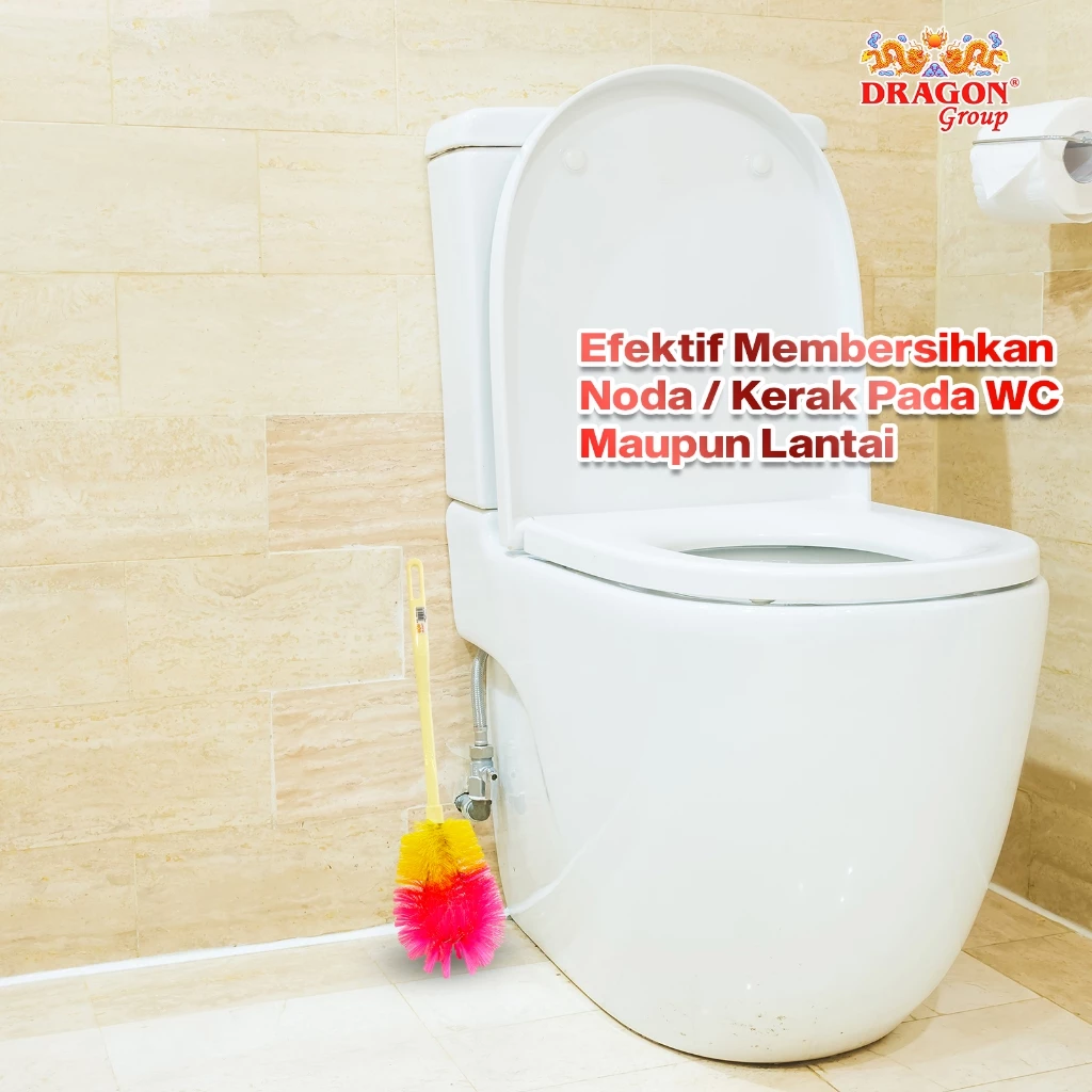DRAGON Bonita Sikat WC Toilet 30Cm Pembersih Kamar Mandi Cleaning Brush Serbaguna SK351 Warna