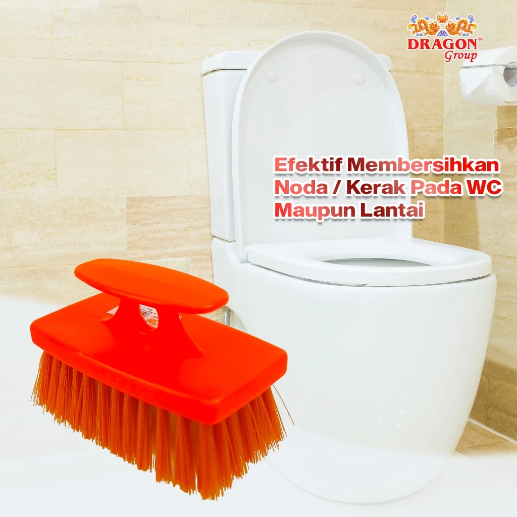 DRAGON Boston Sikat WC Toilet 11 Cm Pembersih Kamar Mandi Cleaning Brush Serbaguna SK355 Warna