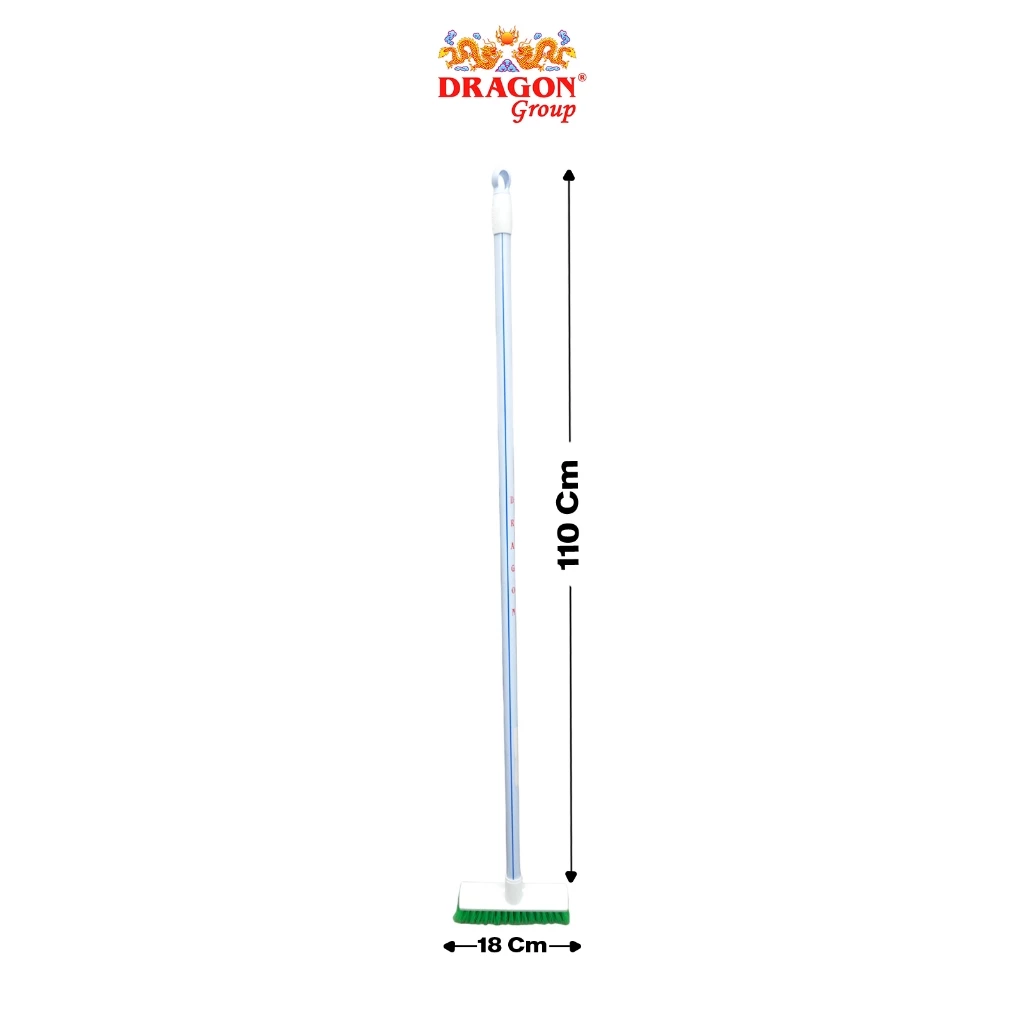 DRAGON D932 Sikat Dorong Lantai WC Toilet 110 Cm Pembersih Kamar Mandi Cleaning Brush Serbaguna SK357