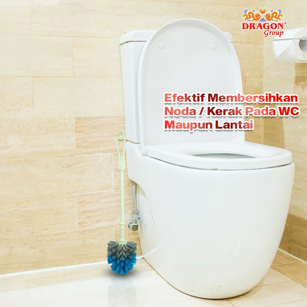DRAGON Melodi Sikat WC 29 Cm Pembersih Toilet Cleaning Brush Serbaguna SK367 Warna