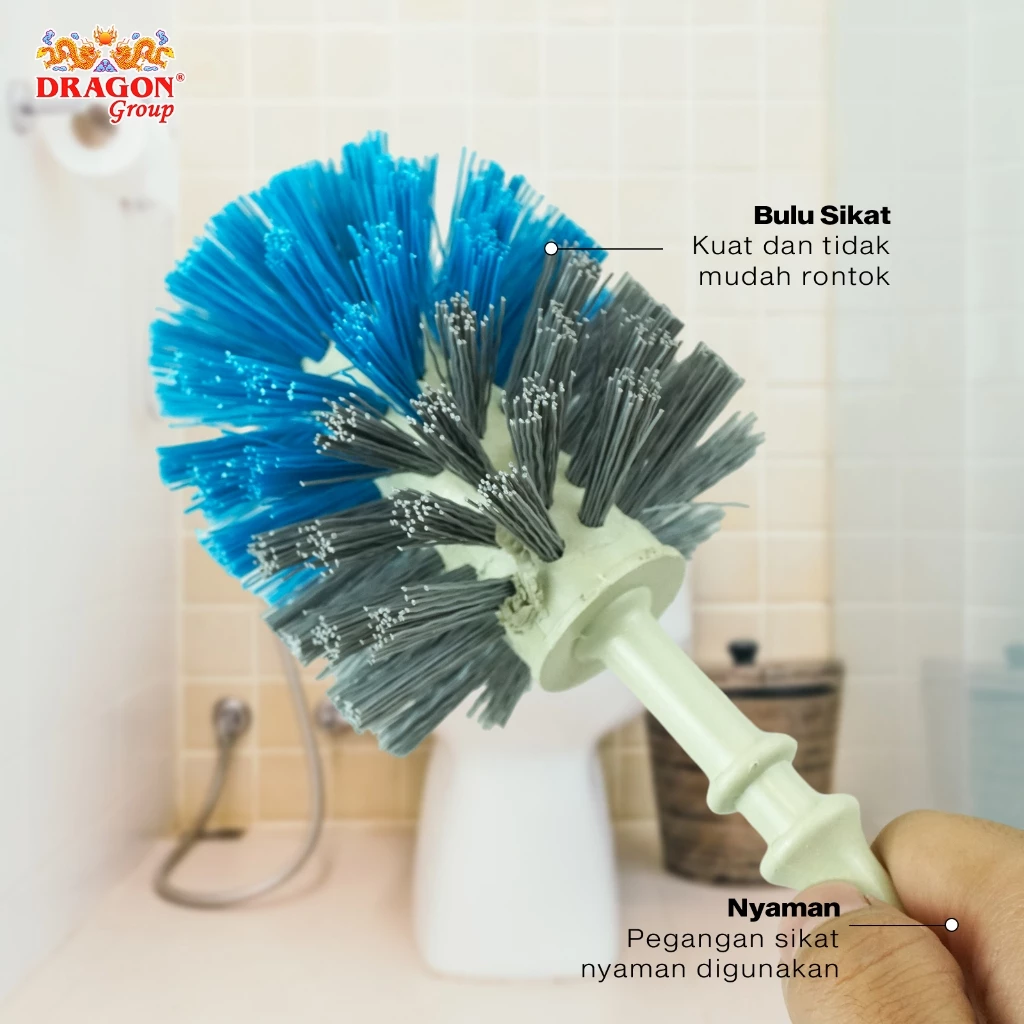DRAGON Melodi Sikat WC 29 Cm Pembersih Toilet Cleaning Brush Serbaguna SK367 Warna