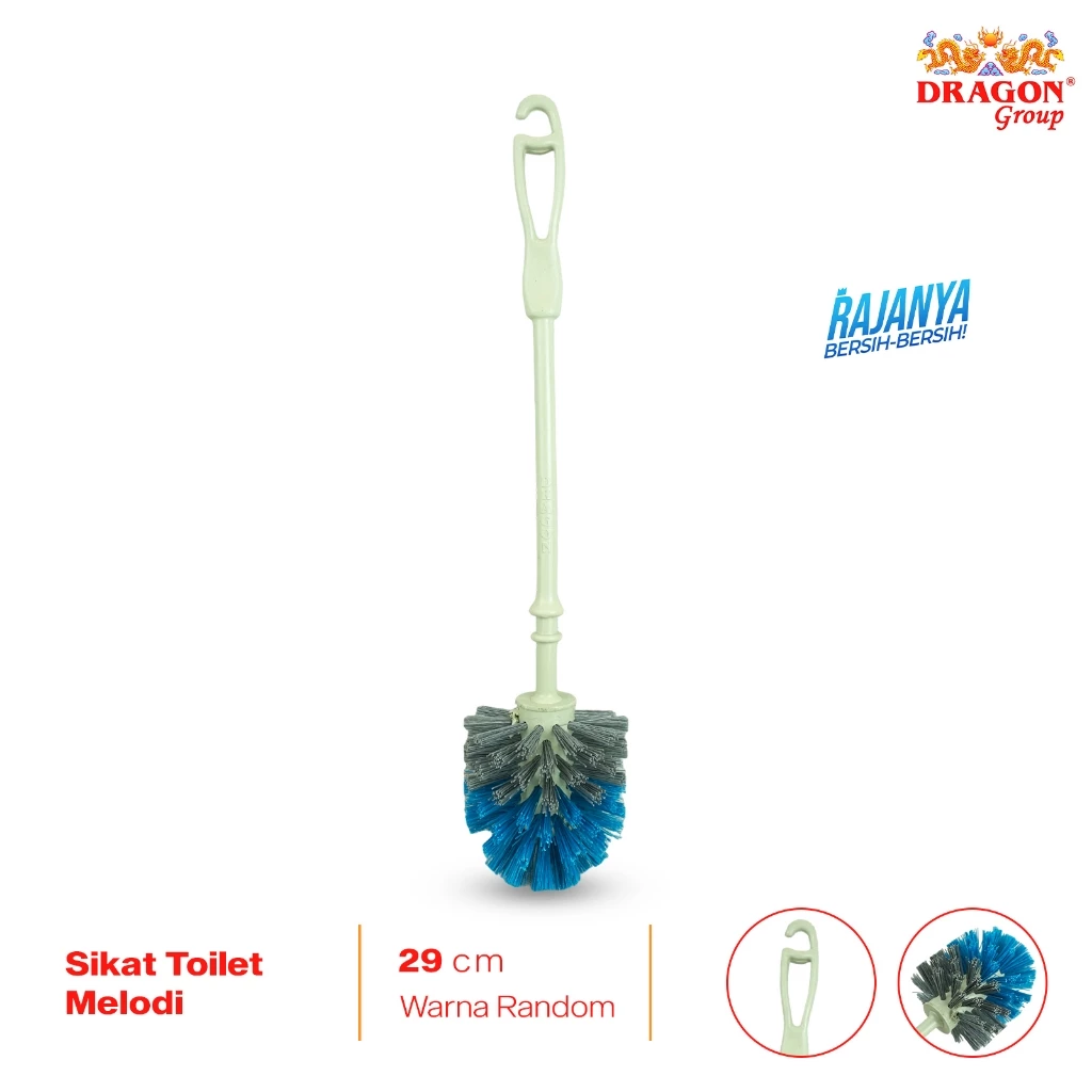 DRAGON Melodi Sikat WC 29 Cm Pembersih Toilet Cleaning Brush Serbaguna SK367 Warna