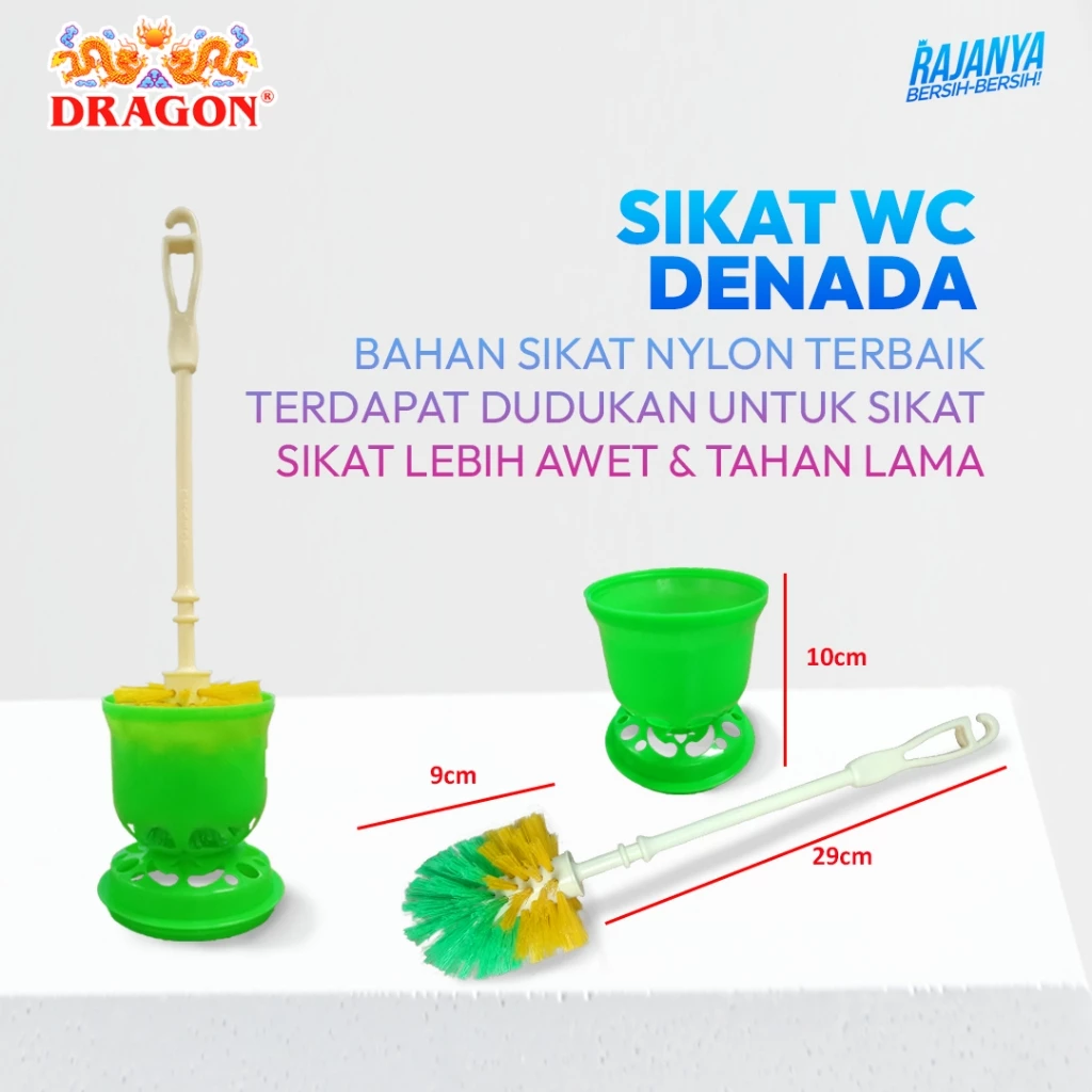 DRAGON Denada Sikat WC Toilet 29 Cm Pembersih Kamar Mandi Cleaning Brush SK352