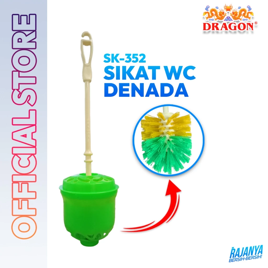 DRAGON Denada Sikat WC Toilet 29 Cm Pembersih Kamar Mandi Cleaning Brush SK352