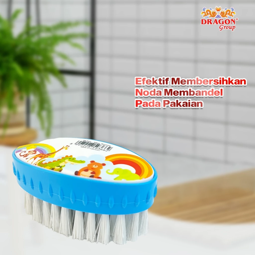 DRAGON Neveda Sikat Pembersih Baju 11 Cm Bulu Lembut Cleaning Brush Serbaguna SK366