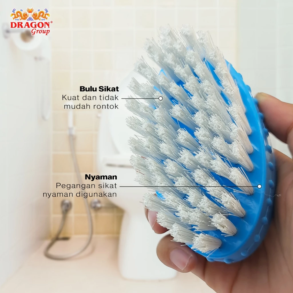 DRAGON Neveda Sikat Pembersih Baju 11 Cm Bulu Lembut Cleaning Brush Serbaguna SK366