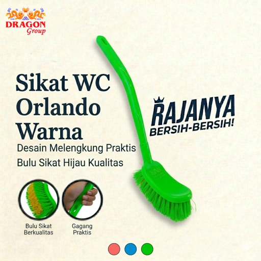 DRAGON Orlando Sikat WC Toilet 25 Cm Pembersih Kamar Mandi Cleaning Brush SK353