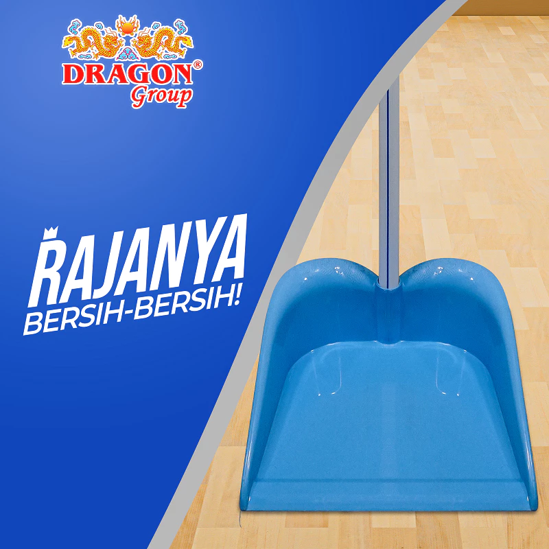 DRAGON Pengki Floren Serokan Sampah 72 Cm Gagang Panjang Dustpan Serbaguna PP832
