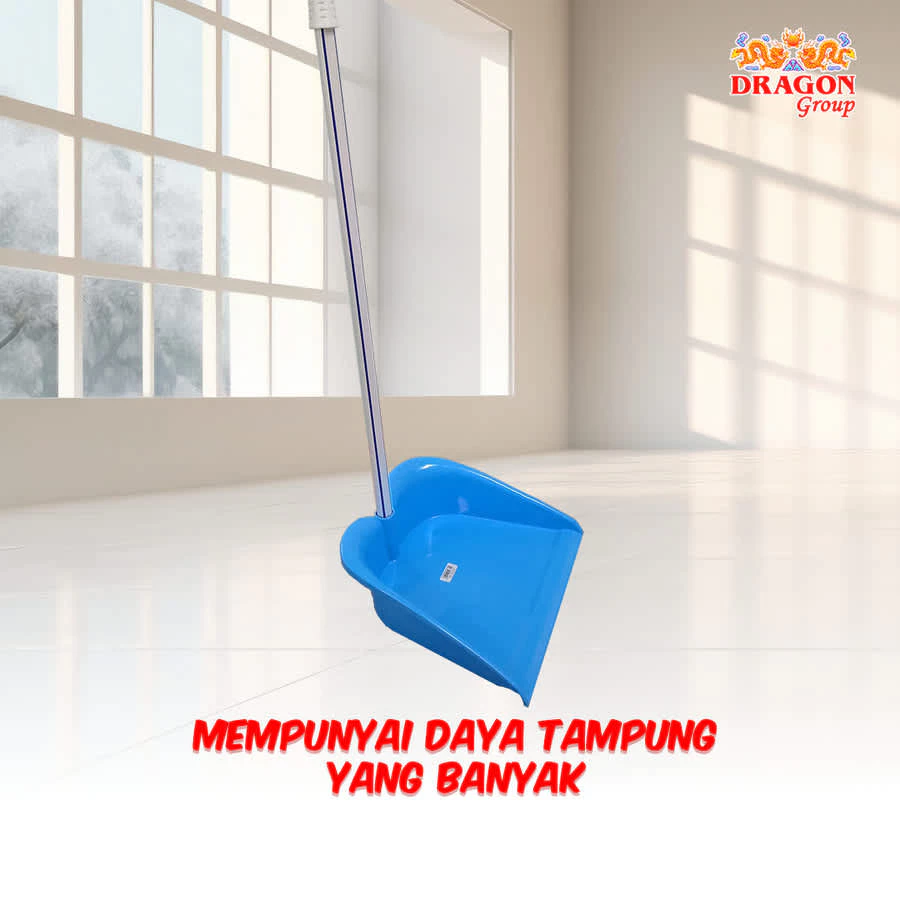 DRAGON Pengki Floren Serokan Sampah 72 Cm Gagang Panjang Dustpan Serbaguna PP832